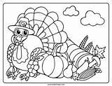 Printable Turkey Coloring Pages sketch template