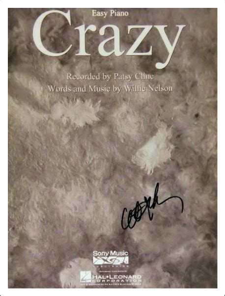 Willie Nelson - Crazy, sheet music, rock star gallery,ROCK STAR gallery