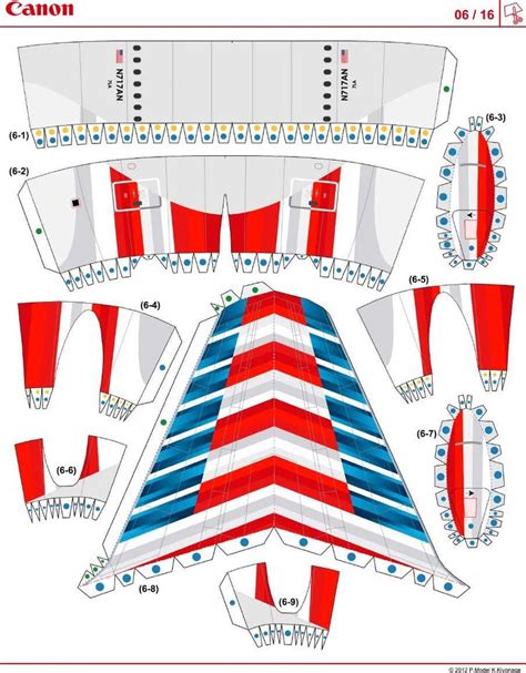 American Airlines B-777-300ER | PDF | Papiermodell, American, American ...