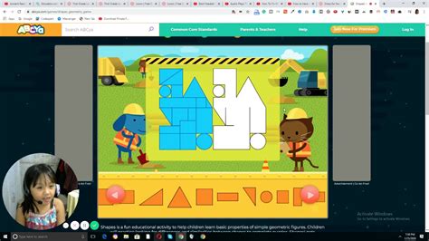 ABCya! Shapes - Geometry Online Puzzle (Leela's WOI) - YouTube