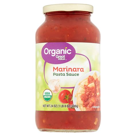 Great Value Organic Marinara Pasta Sauce 24oz - Walmart.com