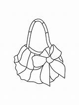Handbag Coloring Pages  Gift Bag Hearts Page Waldo Harvey sketch template