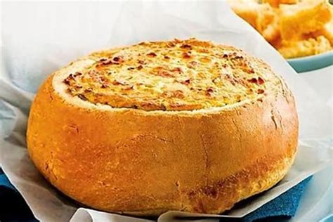 Bacon and cheese cob loaf | Recipe | Cob loaf dip, Cobb loaf dip, Cob loaf