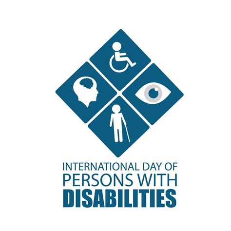 Vector Illustration of International Day of Persons with Disabilities ...