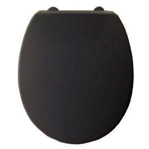 Armitage Shanks S405666 Black Contour 21 Toilet Seat with Cover £47.71 | Coloured toilet seats ...