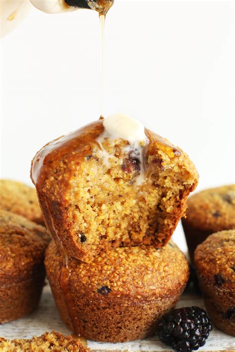 Blackberry Cornmeal Muffins | Minimalist Baker Recipes