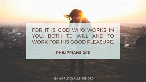 Philippians 2:13 | World Challenge