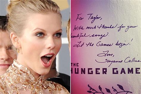 Taylor Swift Gets Special Gift From ‘The Hunger Games’ Author