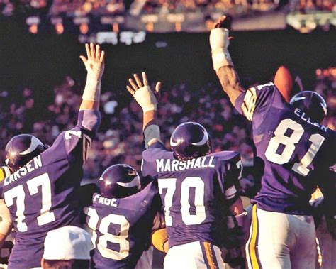 Minnesota Vikings PURPLE PEOPLE EATERS Glossy 8x10 Photo Print Football ...