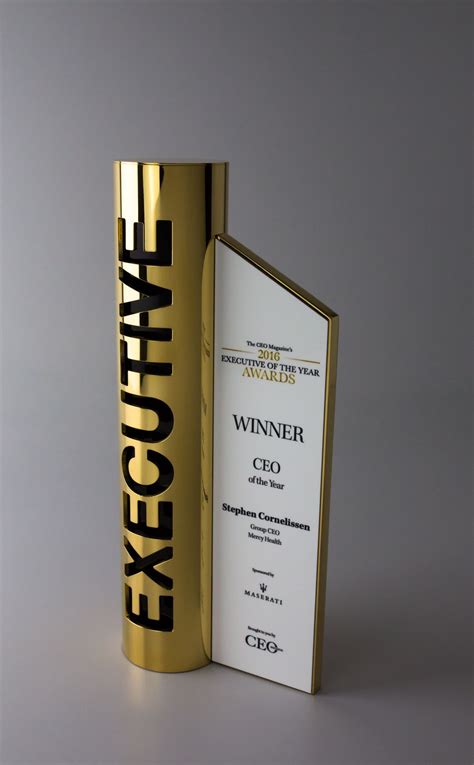 CEO Magazine Australia Award Trophy | Design Awards | Trophy design ...