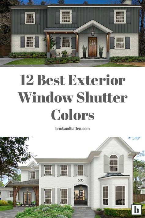 12 Best Exterior Window Shutter Colors