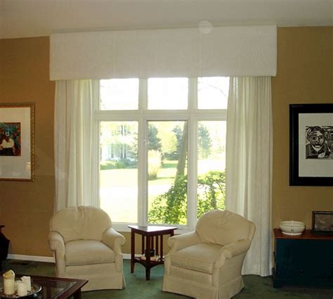 Exciting White Marburn Curtains With Cornice Valance White Armchairs ...