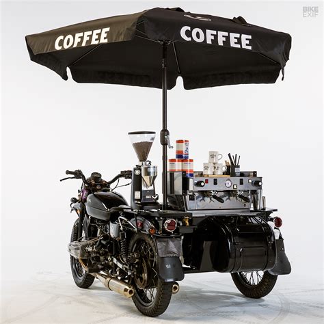 More café than racer: The Ural with an espresso machine | Bike EXIF