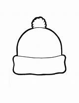 Coloriage Bonnet DHiver Gratuit  Télécharger Et Imprimer Sur sketch template