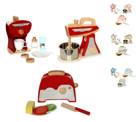 Wooden Toy | Retro Kitchen Accessories Set | Kids toy kitchen, Toy kitchen accessories, Wooden ...