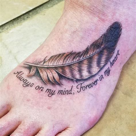 Native American Eagle Feather Tattoo