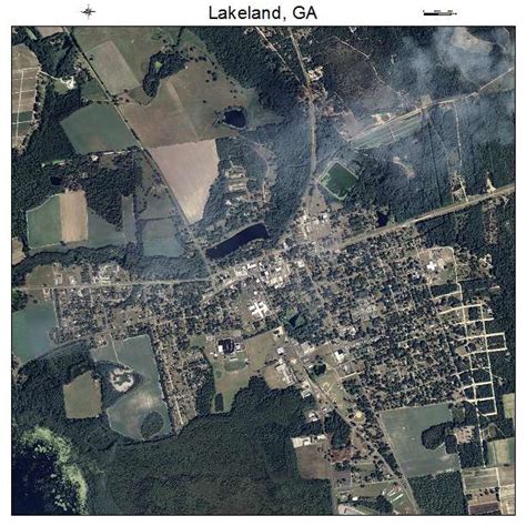 Aerial Photography Map of Lakeland, GA Georgia