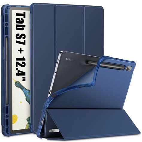 Fit Galaxy Tab S7+/ Plus 12.4 Inch - INFILAND Tri-Fold Case