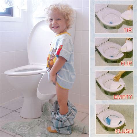 Wee Target Makes Toilet Training Boys Easy | A Clean Toilet