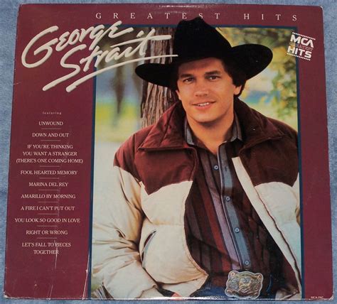 George Strait Greatest Hits Vinyl LP 1985 MCA 5567 Amarillo by Morning Unwound | George strait ...