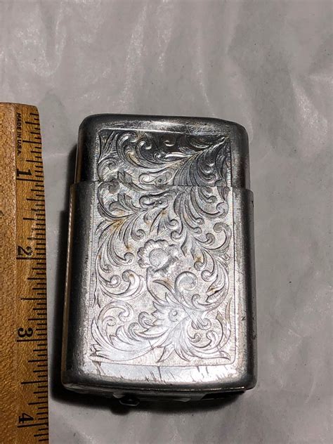 Vintage Metal Cigarette Case - Retro Aluminum Small Cigar Holder