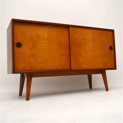 Retro Satin Wood & Mahogany Sideboard by Vanson Vintage 1950’s ...