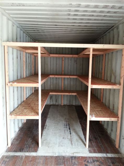 Pin on Shipping Container | Diy storage shelves, Shipping container ...