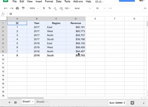 How To Make a Table in Google Sheets, and Make It Look Great