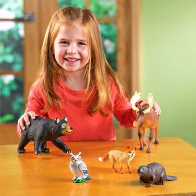 Jumbo Forest Animals - Set of 5 - by Learning Resources LER0787 ...