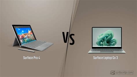 Surface Pro 4 vs. Surface Laptop Go 3 - Detailed Specs Comparison