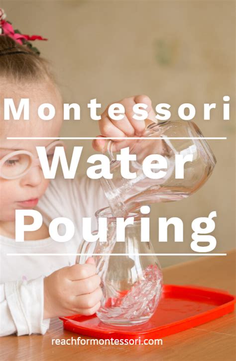 Practical Life: Montessori Water Pouring Activity — The Montessori-Minded Mom