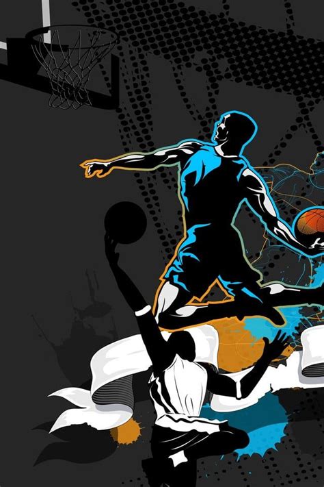 Basketball Game Poster Background Wallpaper Image For Free Download - Pngtree | Basketball logo ...