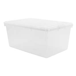 Transparent Storage Bins. Rubbermaid Cleverstore Clear 95 Qt, 4-Pack ...