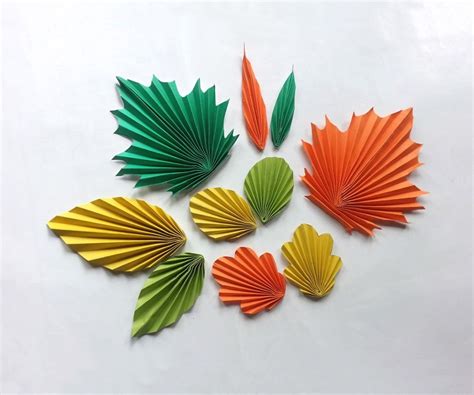 DIY Paper Leaves (Pattern Trick!) | Manualidades, Manualidades con hojas de papel, Sobres de papel