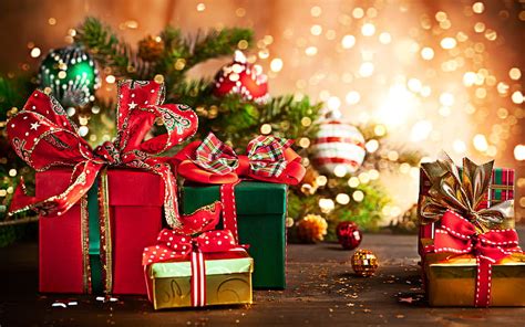 New Year Gifts Merry Christmas, Happy New Year, xmas decorations, Gifts boxes, HD wallpaper | Peakpx