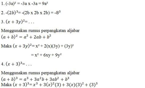 Rumus Perpangkatan Aljabar Beserta Contoh Soal – Anto Tunggal