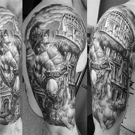 60 Roman Statue Tattoo Designs For Men - Stone Ink Ideas