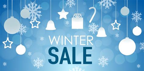 Winter sale poster design with ornaments 594929 Vector Art at Vecteezy