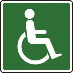 Fire safety signage - Disabled Refuge Point Symbol Sign by Stocksigns
