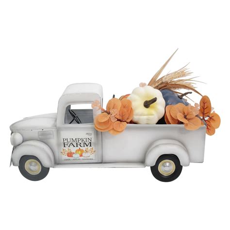 Truck decor, truck centerpiece, fall decor, autumn decor, harvest decor ...