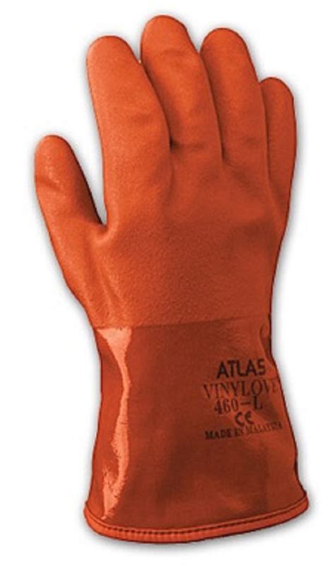 Atlas Fit Double-Dipped PVC Fleece Lined Cold Weather Work Gloves