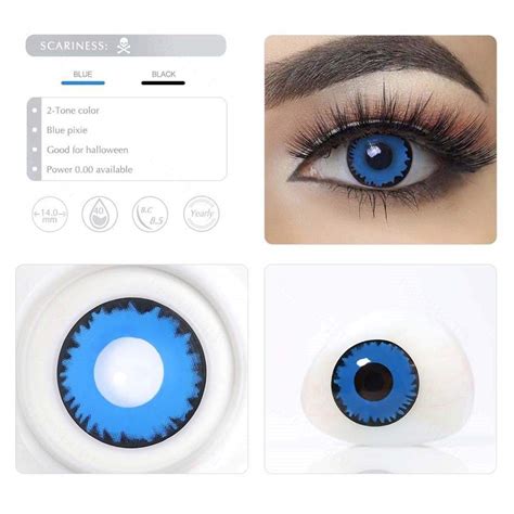 Twilight Blue Werewolf Halloween Contacts – FreshGo