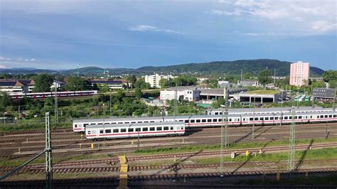 Railway traffic at the Badische Bahnhof Basel Germany Rail Train ...