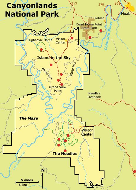 √ National Parks In Utah Map