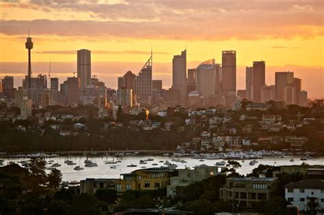 Sydney sunset | Sydney skyline, Skyline, City sky