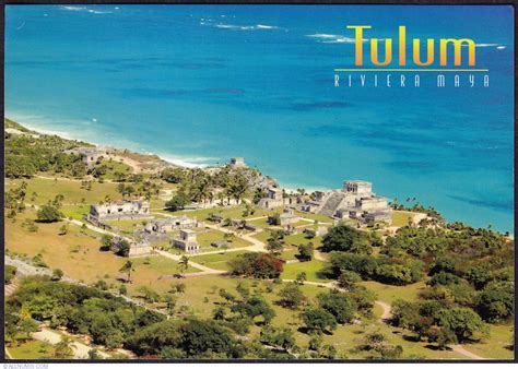 Tulum-Maya ruins, Riviera Maya-ruins - Mexico - Postcard - 3158