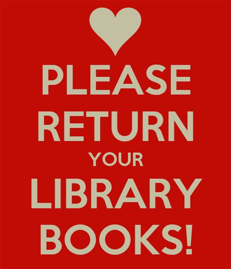 PLEASE RETURN YOUR LIBRARY BOOKS! Poster | jsl | Keep Calm-o-Matic