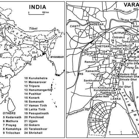 James Prinsep's map of Banaras published in 1822. | Download Scientific ...