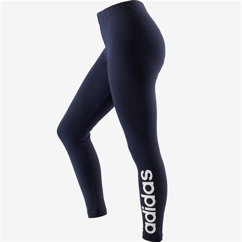 Adidas Legging Adidas Linear 500 pilates lichte gym dames blauw/wit ...