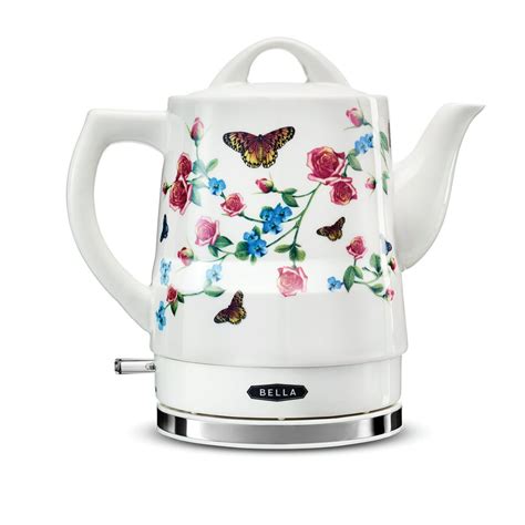 Bella 1.5L Ceramic Electric Kettle, Butterfly Pattern #14747 - Walmart.com - Walmart.com